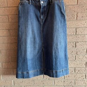 Talbots Blue Denim Skirt